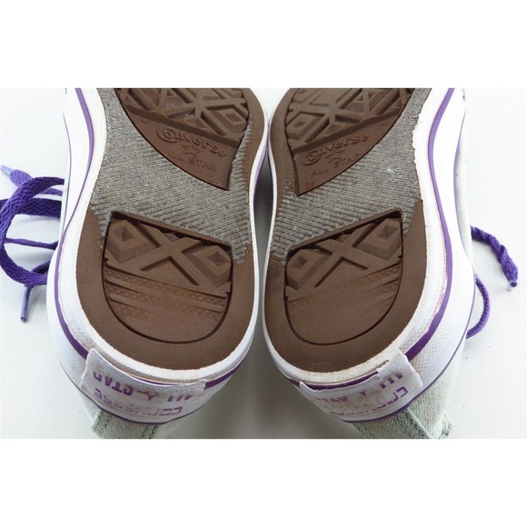 Converse All Star Green Fabric Casual Shoes Girls Shoes Size 2.5‎ - Picture 6 of 7